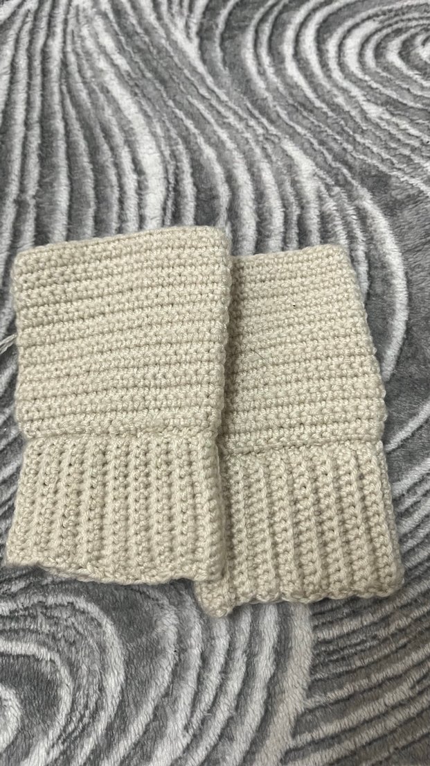 Bohem Tarz Örgü Kadın Eldiveni - Görsel 3