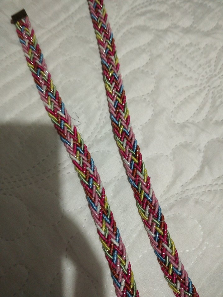 Renkli Örgü Elastik çocuk Kemer - Görsel 2