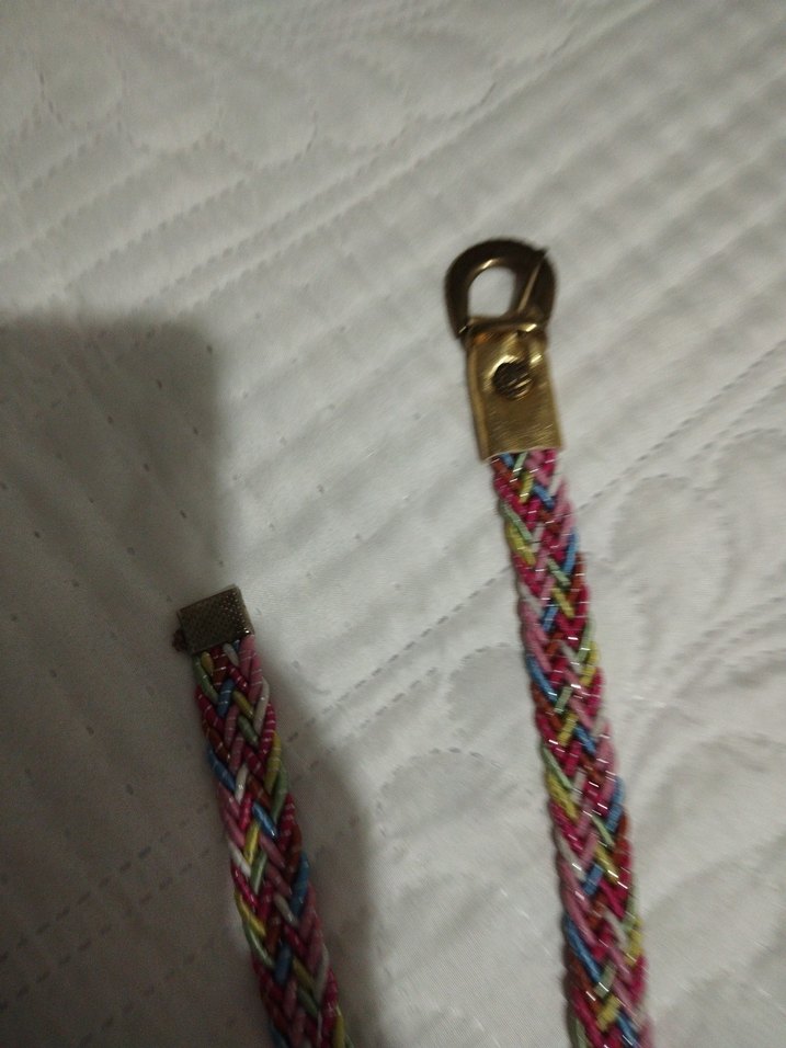 Renkli Örgü Elastik çocuk Kemer - Görsel 3