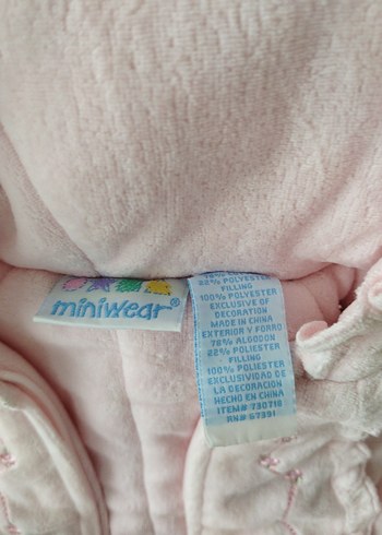 Pembe Nakışlı Bebek Kız Tulumu - Görsel 4