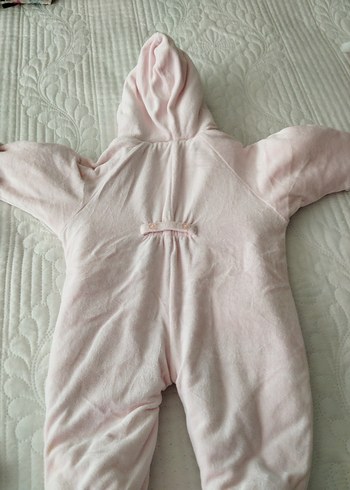 Pembe Nakışlı Bebek Kız Tulumu - Görsel 6