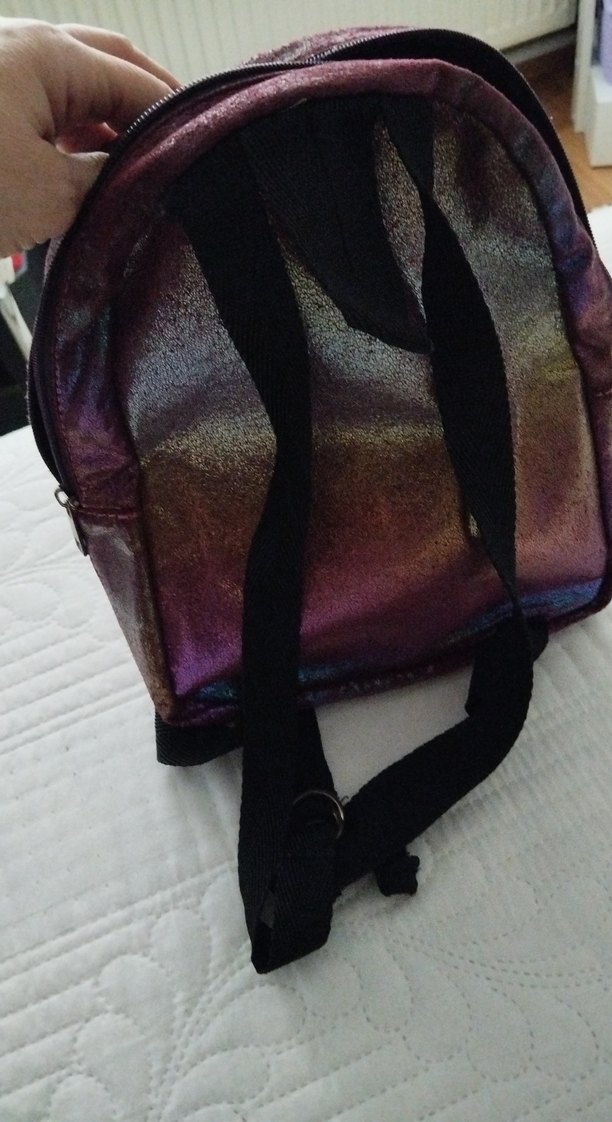 Parlak Çok Renkli Tie-Dye Sırt Çantası - Görsel 3