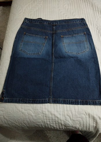 42 Beden lacivert Renk Lacivert Kadın Denim Mini Etek