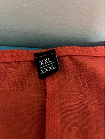 xxl Beden turuncu Renk Keten takım