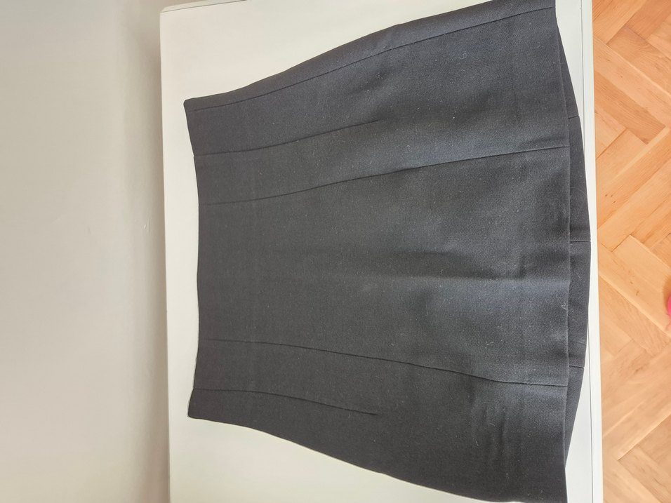 Zara siyah mini etek - Görsel 3