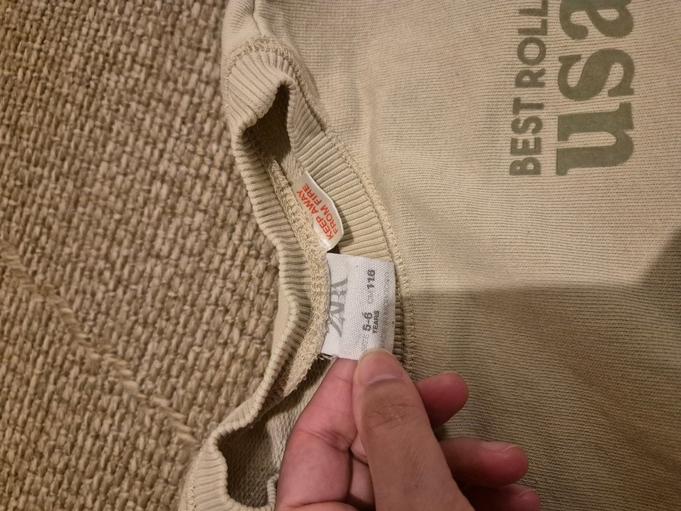 Zara erkek çocuk Uzun Kollu Sweatshirt - Görsel 3