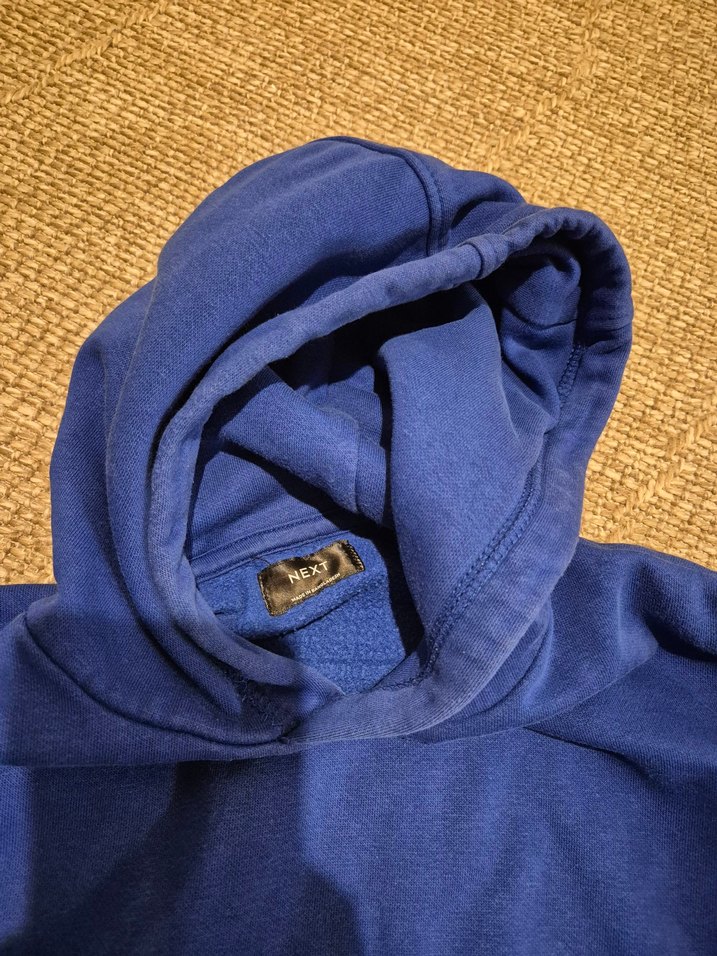 Next Erkek Çocuk Mavi Kapüşonlu Sweatshirt - Görsel 2