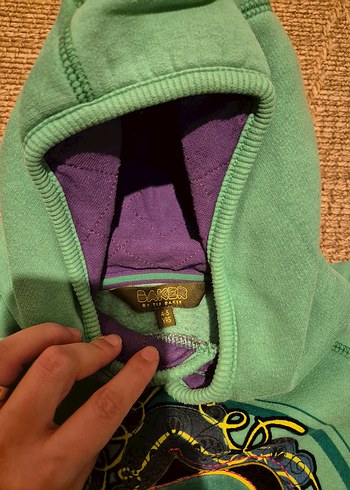 erkek çocuk kapüşonlu sweatshirt - Görsel 2