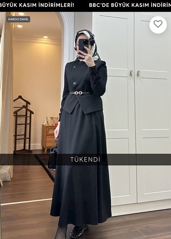Siyah Uzun etek - Görsel 3