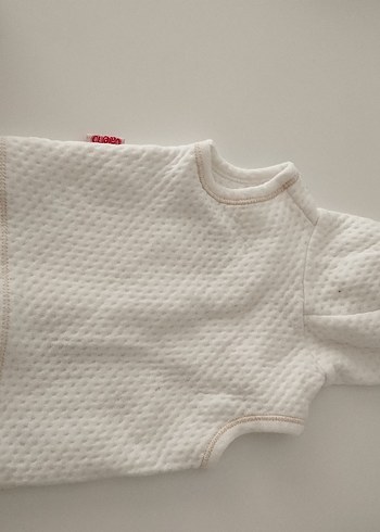 kapşonlu bebek hırka - Görsel 2