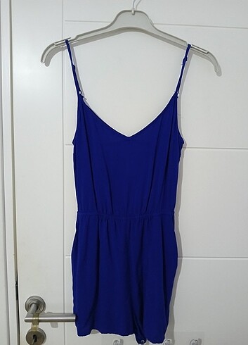 H&M lacivert mini tulum