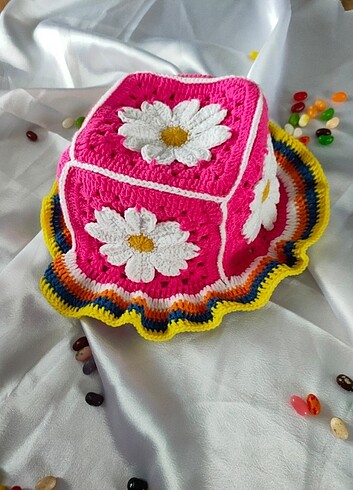 Papatya bucket şapka