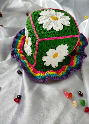 Papatya bucket şapka