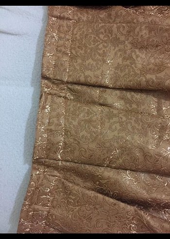 Bej Parlak Fon Perde - Görsel 5