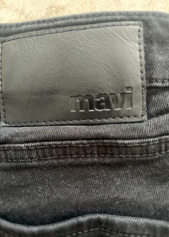 Siyah Düğmeli Erkek Denim Pantolon - Görsel 4