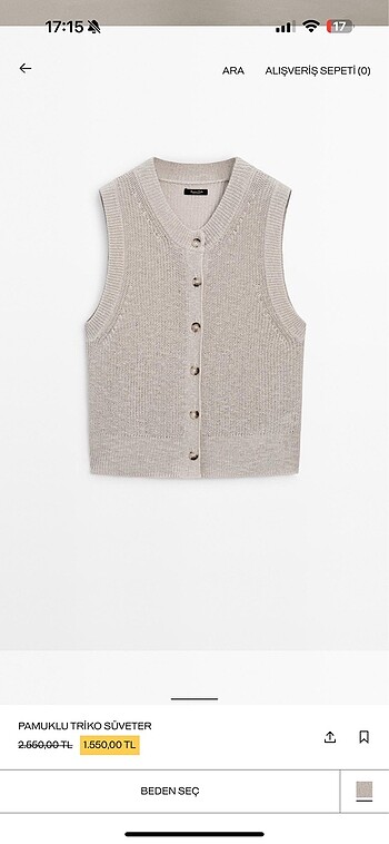 l Beden Massimodutti süveter