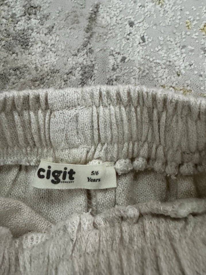 Erkek çocuk keten pantolon cigit marka 5-6 yaş - Görsel 2