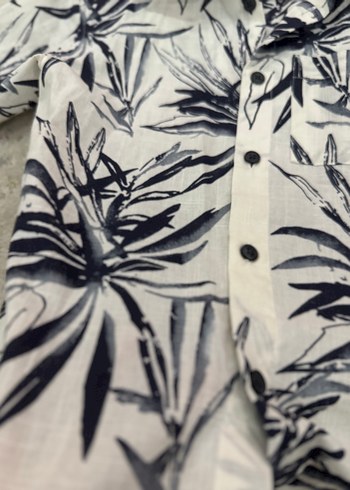 Erkek Çocuk 5-6 yaş Kısa Kollu Desenli Gömlek - Görsel 4