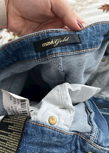 Kadın Lacivert dar Kesim Kot Pantolon - Görsel 4