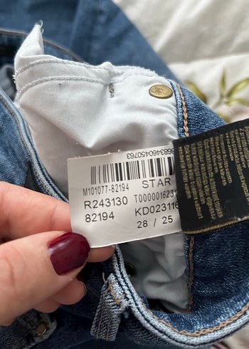 Kadın Lacivert dar Kesim Kot Pantolon - Görsel 3