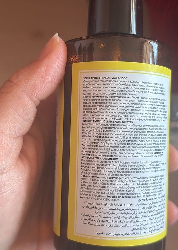 Maruderm kepek önleyici tonik - Görsel 4