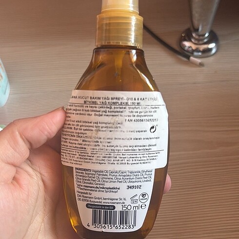 Lierac Isana vücut sıkılaştırıcı yağ