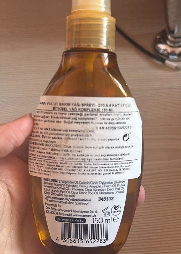 Isana vücut sıkılaştırıcı yağ - Görsel 2