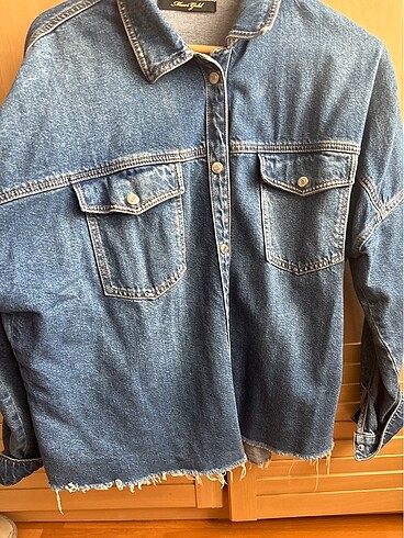 l Beden Mavi jeans ceket