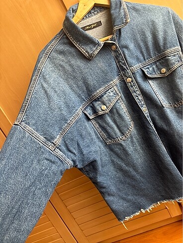 l Beden mavi Renk Mavi jeans ceket