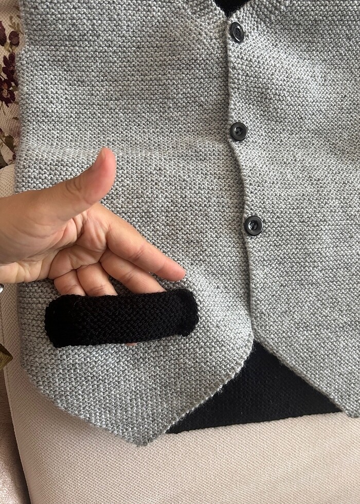 El örmesi erkek çocuk yeleği - Görsel 4