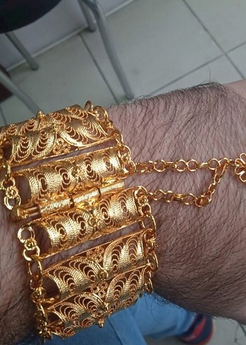 Diğer TELKARİ GOLD RENGİ ALTIN KAPLAMA BAYAN Bileklik