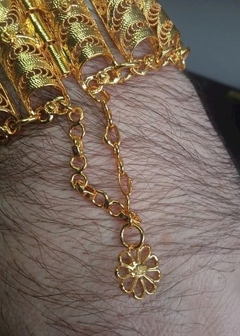  Beden TELKARİ GOLD RENGİ ALTIN KAPLAMA BAYAN Bileklik