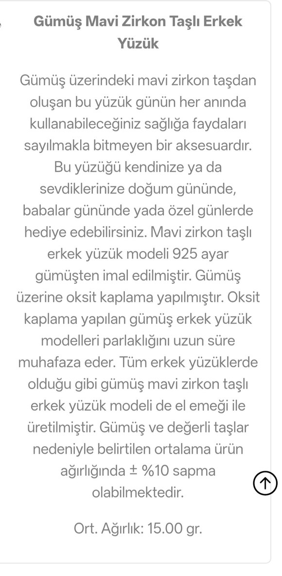 Koyu Mavi Taşlı Erkek Yüzük GÜMÜŞ - Görsel 2