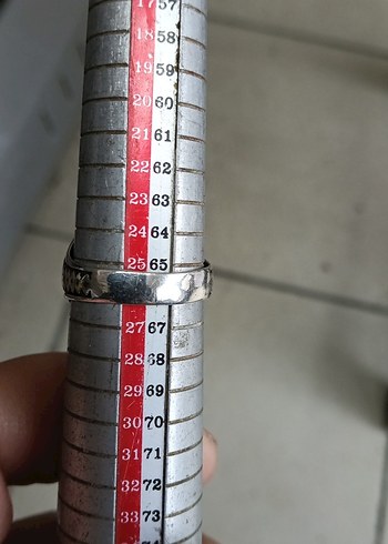 Koyu Turkuaz Taşlı Vintage Erkek Yüzük gümüş - Görsel 5