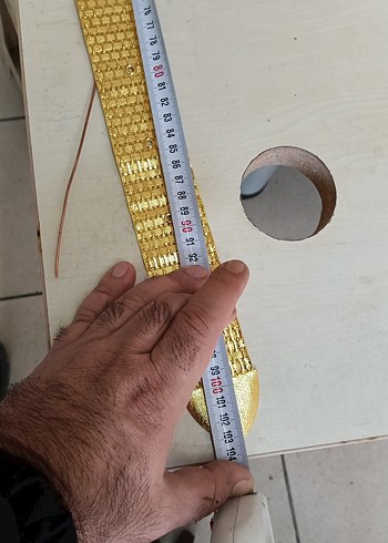 Beden altın Renk Parlak Altın kaplama Kadın Kemer