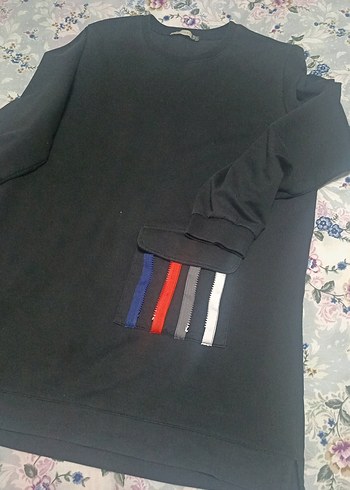 LC Waikiki Kadın Siyah Uzun Kollu Sweatshirt