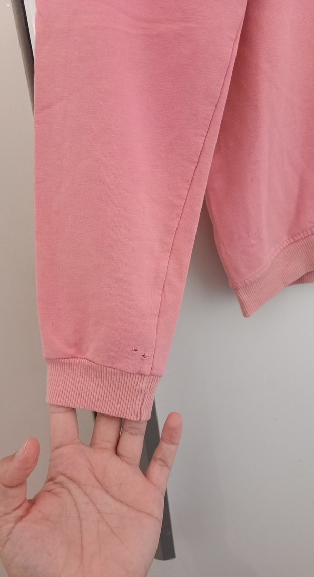 Kız Çocuk Pembe Fırfırlı Sweatshirt - Görsel 2