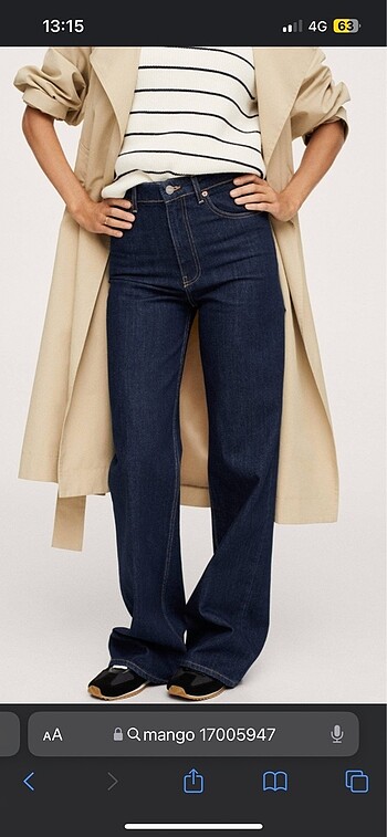 Mango Wideleg Jean