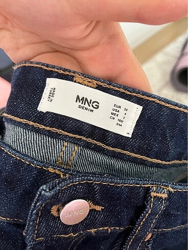 36 Beden Mango Wideleg Jean