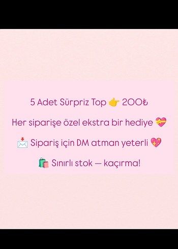 sürpriz top 
