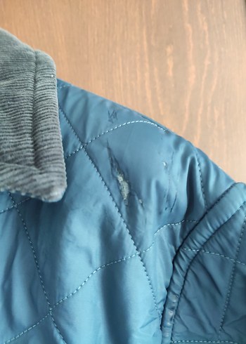 Düğmeli Mavi erkek Ceket - Görsel 4