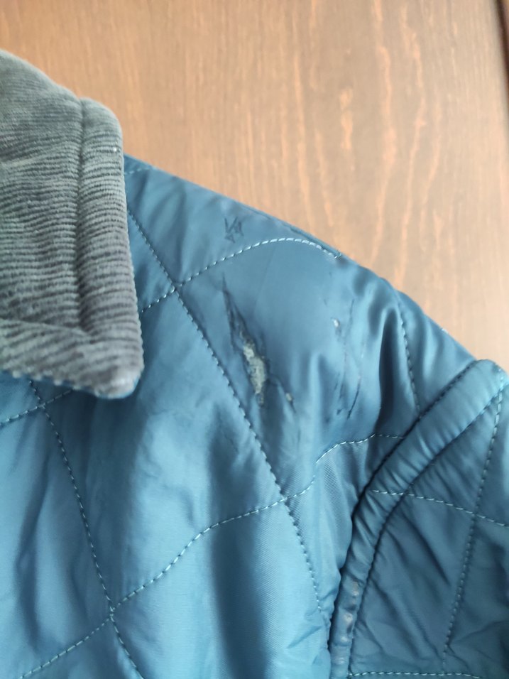 Düğmeli Mavi erkek Ceket - Görsel 4