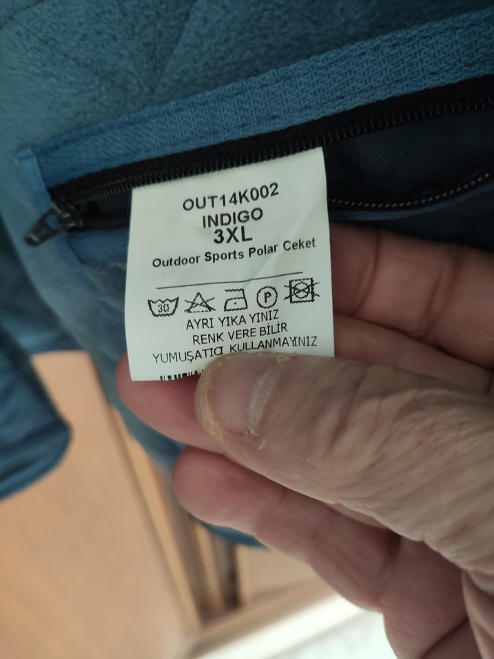 Düğmeli Mavi erkek Ceket - Görsel 3