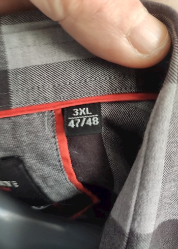 Gri Kareli Pamuklu Erkek Gömlek - Görsel 4