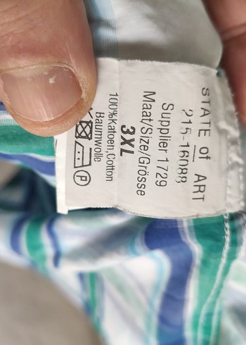 Yeşil Kareli uzun Kollu Erkek Gömlek - Görsel 3