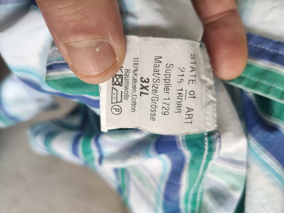 Yeşil Kareli uzun Kollu Erkek Gömlek - Görsel 3