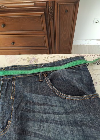 Erkek Lacivert Regular Fit Denim Pantolon - Görsel 5
