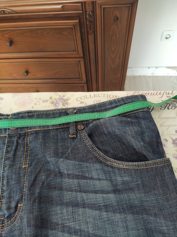 Erkek Lacivert Regular Fit Denim Pantolon - Görsel 5