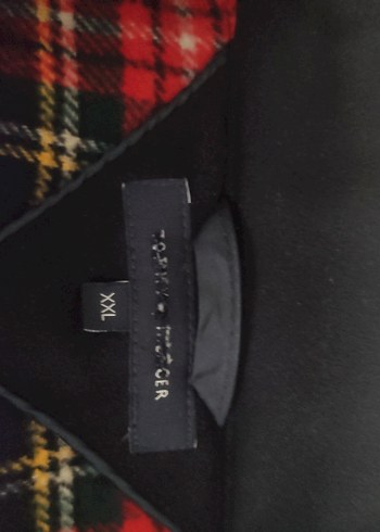 Erkek palto fermuarlı, çıtçıtlı, yün kaşe - Görsel 3