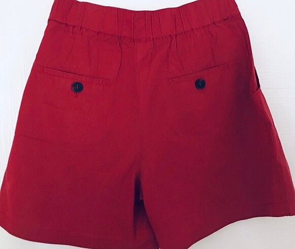 38 Beden bordo Renk Mango şort bermuda